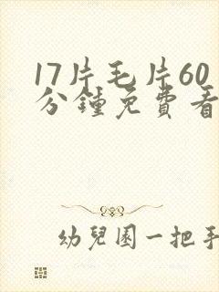 17片毛片60分钟免费看网站