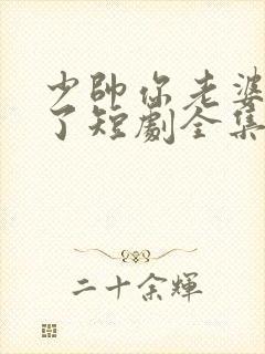 少帅你老婆又跑了短剧全集免费观看