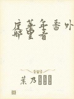 度华年番外篇在哪里看