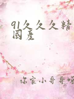 91久久久精品国产