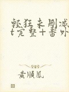 轻狂未删减txt完整+番外