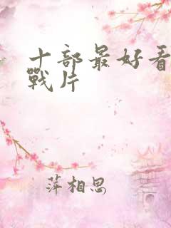 十部最好看的谍战片