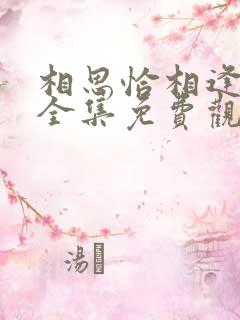 相思恰相逢短剧全集免费观看