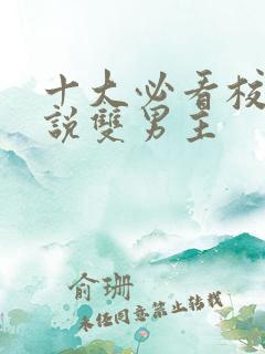 十大必看校园小说双男主