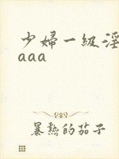 少妇一级淫片aaaa