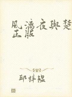 风漓夜与楚倾歌正版