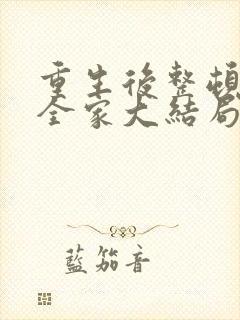 重生后整顿前夫全家大结局