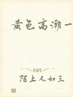 黄色高潮一级片