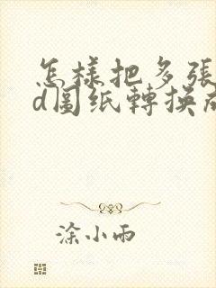 怎样把多张cad图纸转换成一个pdf文件