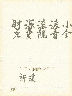财源滚滚小厨神免费观看全集高清