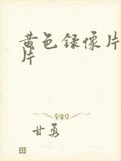 黄色录像片一级片