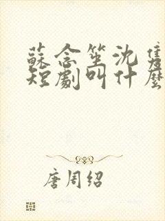 苏念笙沈隽西的短剧叫什么