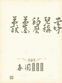 弟弟的儿子我应该怎么称呼