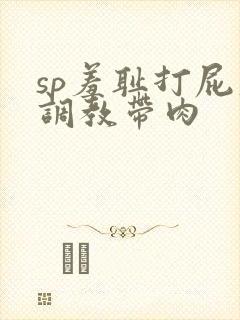 sp羞耻打屁股调教带肉