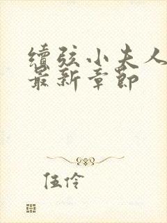 续弦小夫人下载最新章节