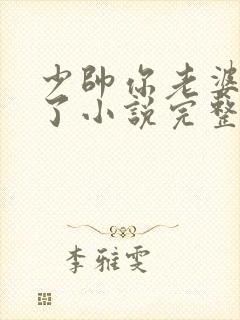 少帅你老婆又跑了小说完整版