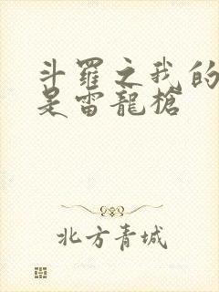 斗罗之我的武魂是雷龙枪