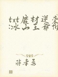 txt废材逆袭:冰山王爷倾城妃