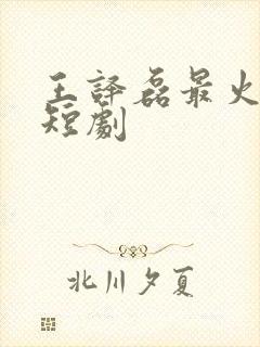 王译磊最火十部短剧