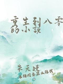 重生到八零年代的小说