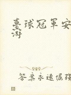 台球冠军安卓手游