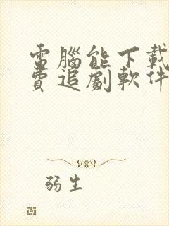 电脑能下载的免费追剧软件