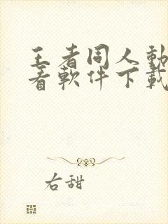 王者同人动漫观看软件下载