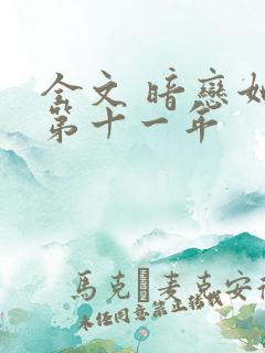 全文 暗恋她的第十一年