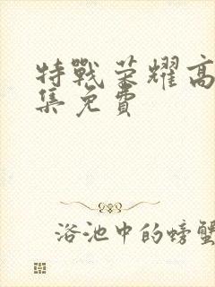 特战荣耀高清全集免费