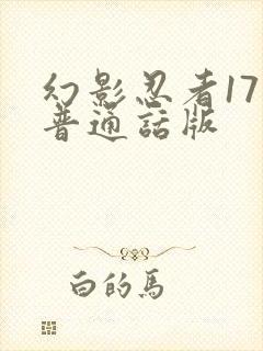 幻影忍者17季普通话版