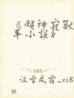 《超神宠兽店苏平小说》