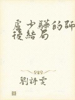 卢少骅的师傅最后结局