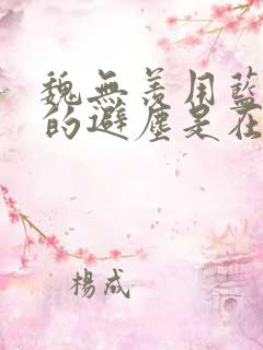 魏无羡用蓝忘机的避尘是在小说里面的第几章