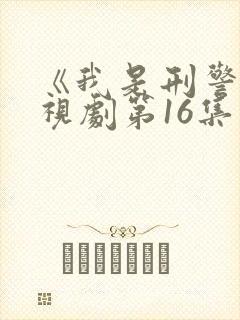 《我是刑警》电视剧第16集