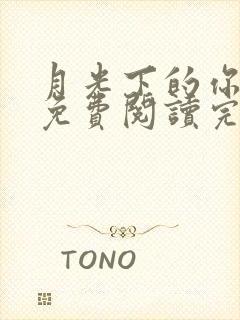 月光下的你全文免费阅读完结