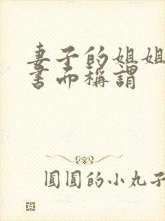 妻子的姐姐丈夫书面称谓