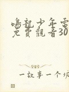 鸣龙少年电视剧免费观看30集高清