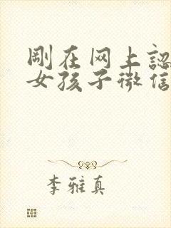 刚在网上认识的女孩子微信怎么聊天