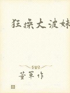 狂操大波妹小说