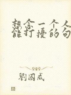 想念一个人却不能打扰的句子