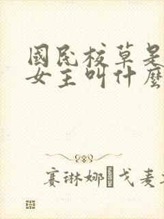 国民校草是女生女主叫什么