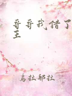 哥哥我错了双男主