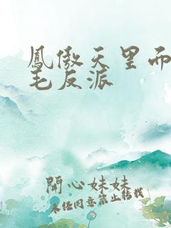 凤傲天里面的黄毛反派