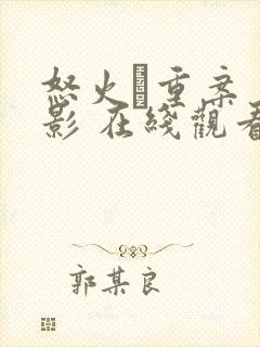 怒火·重案 电影 在线观看