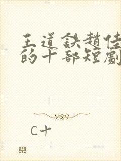 王道铁赵佳最火的十部短剧