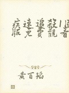 疾速追杀1国语版免费观看