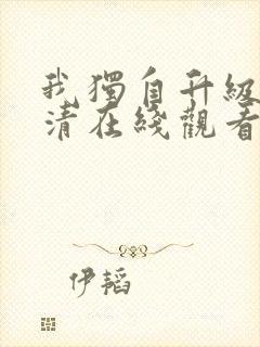 我独自升级 高清在线观看