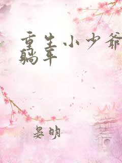 重生小少爷只想躺平