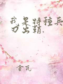 我是特种兵之利刃出鞘.