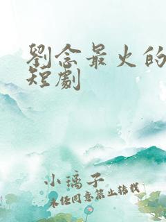 刘念最火的三部短剧